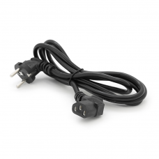 Кабель питания Schuko угловой PC-186A CEE7 / 7-C13, 1.8M, 0.75mm, евровилка под 90 градусов, OEM