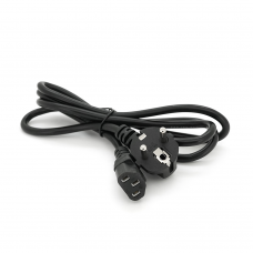 Кабель питания Schuko PC-186 CEE7 / 7-C13, 1.5M, 0.75mm, OEM (евровилка)
