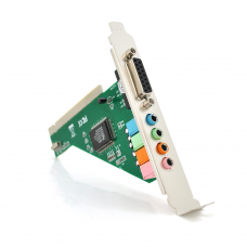 Звуковая карта PCI - 4CH (c-media 8738), 3D 4.1, Windows 98 / Windows2000 / XP / NT win7 32 / 64, BOX