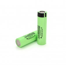 Аккумулятор 18650 Li-Ion Panasonic NCR18650B, 3400mAh, 6.8A, 4.2 / 3.6 / 2.5V, GREEN (FLAT TOP), OEM