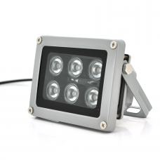 Прожектор направленный с сумеречным датчиком YOSO 12V 12W, 6LED, IP66, угол обзора 60°,дальность до 30м, 113*84*86мм, BOX