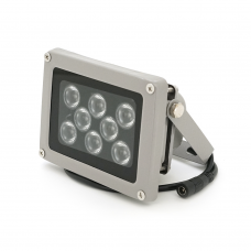 ИК прожектор YOSO 12V 16W, 6+2LED, IP66, 850Нм, угол обзора 60°, дальность до 30м, 110*86*63мм, BOX