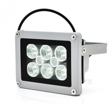 Прожектор направленный с сумеречным датчиком YOSO 12V 10W, 8LED, IP66, угол обзора 60°, дальность до 30м, 113*86*63мм, BOX
