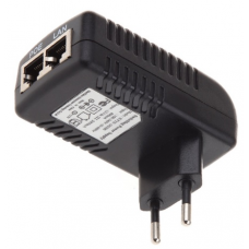POE инжектор 12V 2A (24Вт) с портами Ethernet 10 / 100Мбит / с