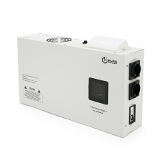 Стабілізатор напруги релейний настінного монтажу Europower SLIM-10000SBR LED, 10KVA 9000W, 140-270Vac, 2SHUKO