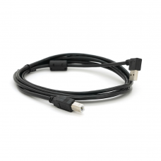 Кабель USB 2.0 RITAR AM / BM, 2.0m, угловой 90°, черный