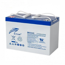 Акумуляторна батарея GEL RITAR DG12-65, Gray Case, 12V 65Ah (350 х 167 х 182)