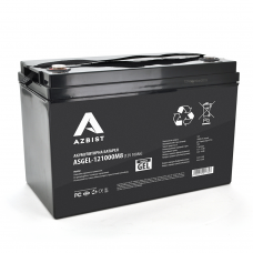 Акумулятор AZBIST Super GEL ASGEL-121000M8, Black Case, 12V 100.0Ah ( 329 x 172 x 215 )