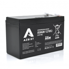 Акумулятор AZBIST Super AGM ASAGM-1270F2, Black Case, 12V 7.0Ah (151 х 65 х 94 (100))