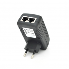 POE инжектор RITAR RT-PIN-12 / 24EU, 12V 2A (24Вт) с портами Ethernet 10 / 100Мбит / с, EU PLUG