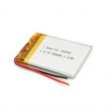Літій-полімерний акумулятор 3*30*40mm (Li-ion 3.7В 300мА·год)