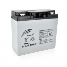 Аккумуляторная батарея AGM RITAR HR1288W, Gray Case, 12V 22.0Ah ( 181 х 77 х 167 (167 ) 6.50kg