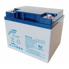 Акумуляторна батарея GEL RITAR DG12-40, Gray Case, 12V 40.0Ah ( 198 х 166 х 169 (169) )