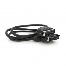 Кабель Merlion SCART (тато)-SCART (тато) 1.2м, (пакет)