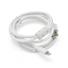 Кабель HIGH SPEED USB c ФИЛЬТРОМ для Iphone 5 / 6 - Ipad 4 белый 1.5M BOX