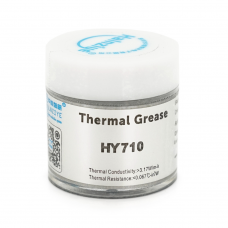 Паста термопровідна HY-710 10g, банку, Grey,> 3,17W / m-K, <0.067 ° C-in² / W, -30 ° ≈240 °, OEM
