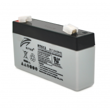 Акумуляторна батарея AGM RITAR RT613, Gray Case, 6V 1.3Ah ( 97х24х 52 (58) )