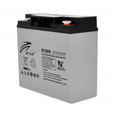 Аккумуляторная батарея AGM RITAR RT12200, Gray Case, 12V 20.0Ah ( 181 х 77 х 167 )