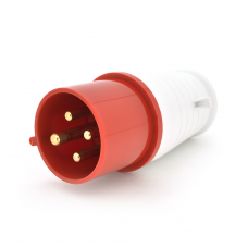 Вилка кабельная SF-024, 4 контакта, 3Р+E, 32А, 380V, IP44