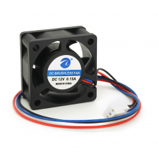 Кулер корпусний Merlion 4020, 40x40x20mm, 12V / 0.15A, RPM 1500±15%, 3-pin, Black, OEM