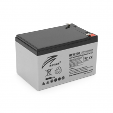 Аккумуляторная батарея AGM RITAR RT12120, Gray Case, 12V 12.0Ah (151х98х 95 (101) ), 3.25 kg