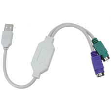 Переходник USB AM / 2*PS2, OEM
