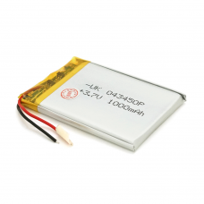 Литий-полимерный аккумулятор 4*34*50mm 3,7V (Li-ion 3.7В 650мА·ч)