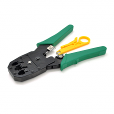 Інструмент MLT-4 для обжимки RJ-45 (8P8C) та RJ-12 / 11 (6P6C) 4P4C, Зелені