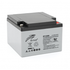Аккумуляторная батарея AGM RITAR RT12260, Gray Case, 12V 26.0Ah (166 х 178 х125 )