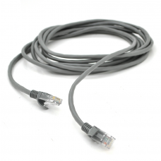 Патч-корд литой RITAR, UTP, RJ45, Cat.5e, 7,5m, серый, Cu (медь)