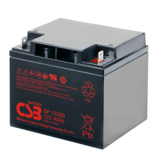 Аккумуляторная батарея CSB GP12400, 12V 40Ah (197х166х170мм),13 kg