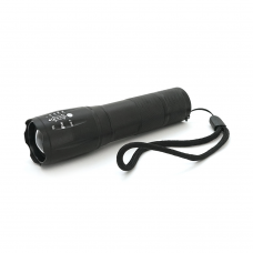 Ліхтар ручний BAILONG BL-1831-A, 1LED Cree XM-L T6, 3W, 3 режими, ZOOM, 18650 / 1400mah (перехідник 3*AAA), Black, IP40, 123х30х21мм, BOX