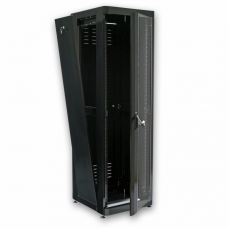 Шафа 19" 42U, 610х675 мм (Ш*Г), посилена, чорна