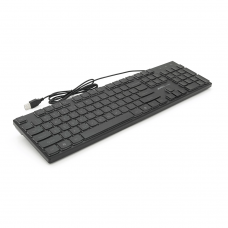Клавиатура с подсветкой USB JEDEL K510, длина кабеля 170см, (Eng), (483х188х35 мм) Black, 104к