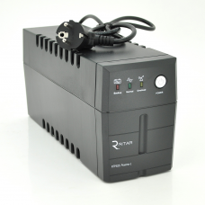 ИБП Ritar RTP625 (375W) Proxima-L, LED, AVR, 2st, 2xUNIVERSAL socket, 1x12V7Ah, plastik Case ( 340 x 140 x 205 ) 4,52 кг