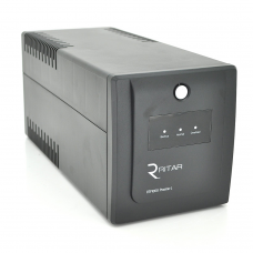 ИБП Ritar RTP1000 (600W) Proxima-L, LED, AVR, 3st, 4xSCHUKO socket, 2x12V7Ah, plastik Case ( 460 x 225 x 245 ) 8,9 кг