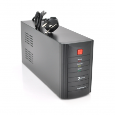 ИБП Ritar RTM600 (360W) Proxima-L, LED, AVR, 2st, 2xSCHUKO socket, 1x12V7Ah, metal Case ( 300 х 85 х140 )