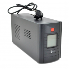 ИБП Ritar RTM1000 (600W) Proxima-D, LCD, AVR, 3st, 3xSCHUKO socket, 2x12V7Ah, metal Case (350х120х190)-