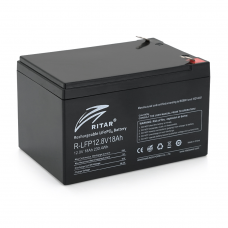 Аккумуляторная батарея Ritar LiFePO4 12,8V 18Ah 230.4WH BMS9A@4SS ( 150 x 98 x 95 (100) ), 1,925kg