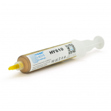 Паста термопровідна HY-610 30g, шприц, Gold,> 3,05W / m-K, <0.073 ° C-in² / W, -30 ° ≈280 °, В'язкість -1K cPs, OEM