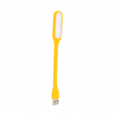 Ліхтарик гнучкий LED USB, Yellow, OEM