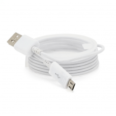 Кабель USB 2.0 (AM / Miсro 5 pin) 1,0м, белый, ОЕМ