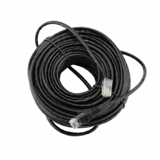Патч-корд литой RITAR, CCA, UTP, RJ45, Cat.5e, 15m, черный
