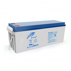 Аккумуляторная батарея AGM RITAR DC12-200, Gray Case, 12V 200Ah ( 522 х 240 х 219 (224) ), 60 kg