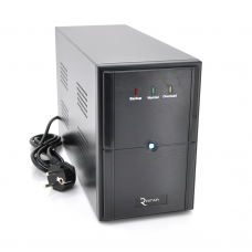 ДБЖ Ritar E-RTM1200 (720W) ELF-L, LED, AVR, 3st, 3xSCHUKO socket, 2x12V7Ah, metal Case
