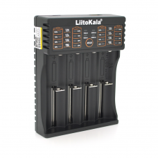 ЗУ универсальное Liitokala lii-402, 4 канала,LCD дисплей, поддерживает Li-ion, Ni-MH и Ni-Cd AA (R6), ААA (R03), AAAA, С (R14)