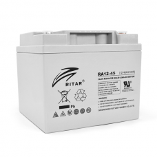 Аккумуляторная батарея AGM RITAR RA12-45, Gray Case, 12V 45.0Ah (198 x 166 x169 )