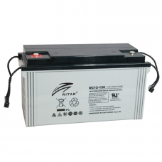 Аккумуляторная батарея AGM RITAR DC12-120, Gray Case, 12V 120Ah ( 407 x 177 x 225 ), 33.9 kg