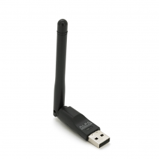 Бездротовий мережевий адаптер з антеною 10см Wi-Fi-USB LV-UW07, RT7601, 802.11bgn, 300MB, 2.4 GHz, WIN7 / XP / Vista / 2K / MAC / LINUX, Blister