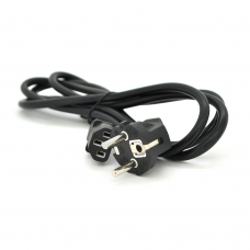 Кабель питания Schuko PC-186 CEE7 / 17-C13, 1.2M, 0.75mm, OEM (евровилка)